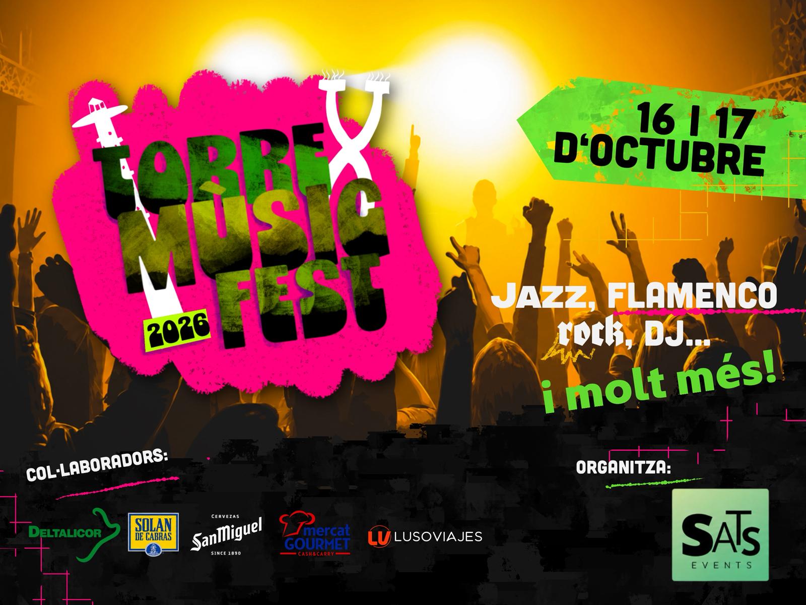 Torre Music Fest 2026, 16 y 17 de octubre